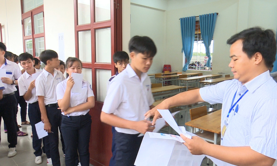 Long An: C&aacute;c trường trong tỉnh thi tuyển sinh v&agrave;o lớp 10, năm học 2018-2019
