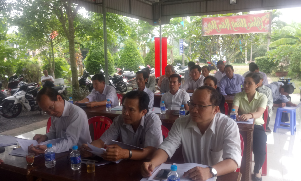 Bến Lức: Triển khai m&ocirc; h&igrave;nh điểm x&acirc;y dựng quy ước ấp