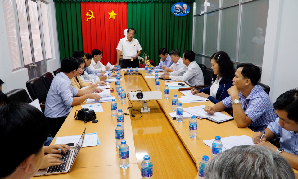 HĐND tỉnh gi&aacute;m s&aacute;t Sở t&agrave;i nguy&ecirc;n v&agrave; M&ocirc;i trường