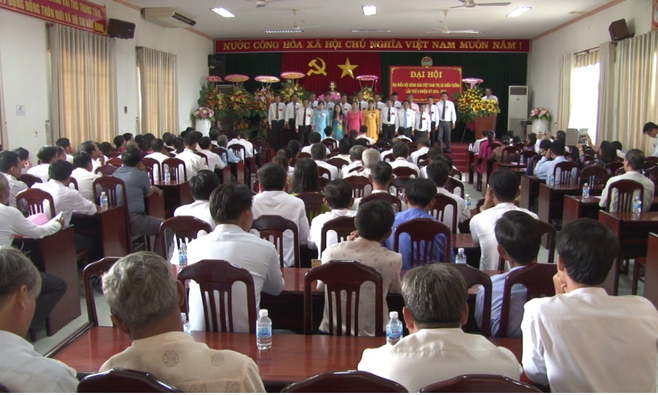 TX Kiến Tường: Đại hội ĐB Hội N&ocirc;ng d&acirc;n Việt Nam Thị x&atilde; lần thứ II