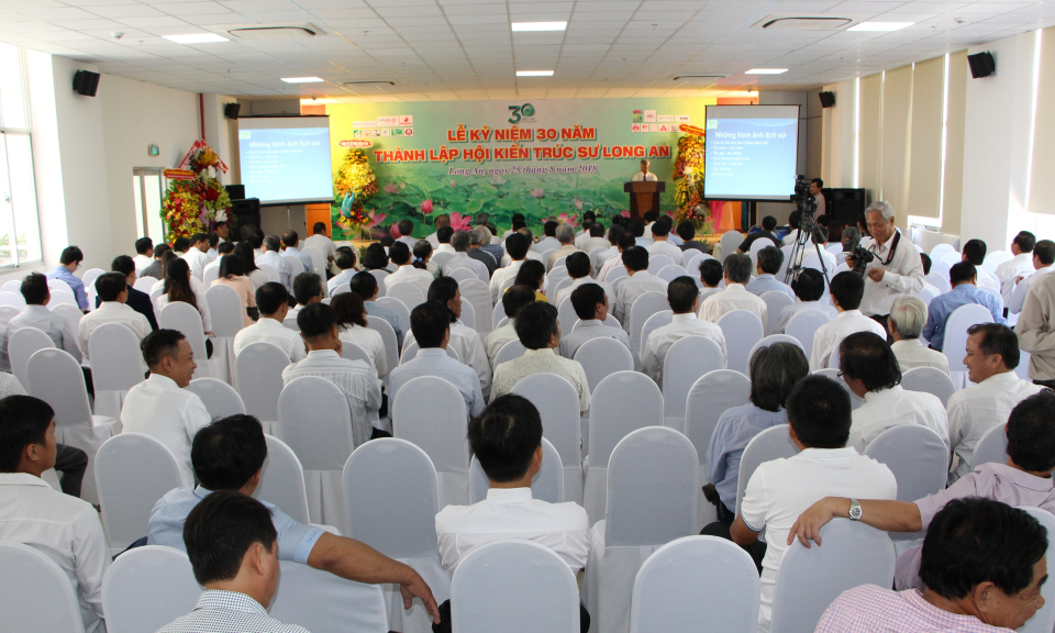 HỘI KIẾN TR&Uacute;C SƯ TỈNH LONG AN KỶ NIỆM 30 NĂM TH&Agrave;NH LẬP