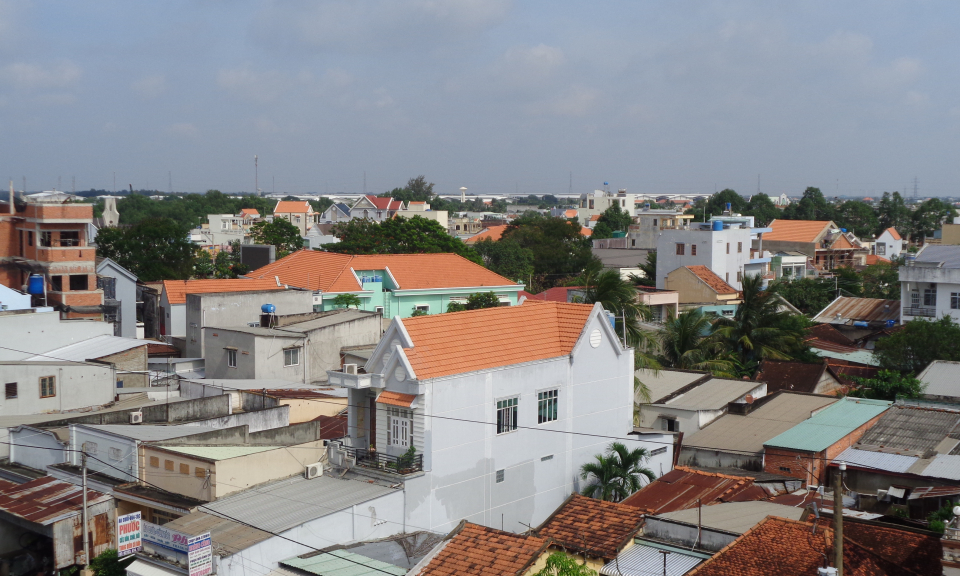 Thị trấn Cần Giuộc phấn đấu đến năm 2019 đạt chuẩn văn minh đ&ocirc; thị