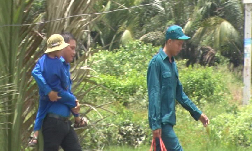 Cần Giuộc: Diễn tập ph&ograve;ng chống lụt b&atilde;o t&igrave;m kiếm cứu nạn