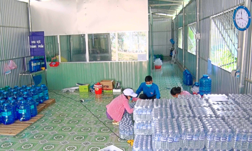 Ban Thường vụ Huyện ủy T&acirc;n Thạnh l&agrave;m việc với Ban Thường vụ huyện đo&agrave;n