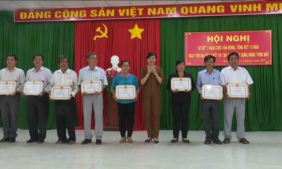Mộc Ho&aacute;: Sơ kết 3 năm thực hiện cuộc vận động To&agrave;n d&acirc;n đo&agrave;n kết x&acirc;y dựng n&ocirc;ng th&ocirc;n mới