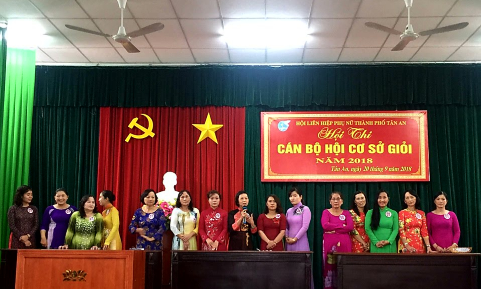 TP T&acirc;n An: Hội thi c&aacute;n bộ hội cơ sở giỏi năm 2018
