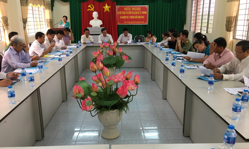 TX Kiến Tường: Tăng cường c&ocirc;ng t&aacute;c kiểm tra, gi&aacute;m s&aacute;t