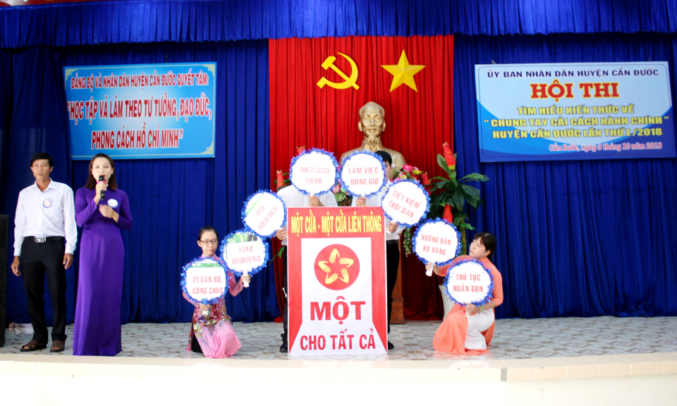 Cần Đước: Cuộc thi Chung tay cải c&aacute;ch h&agrave;nh ch&iacute;nh lần thứ I