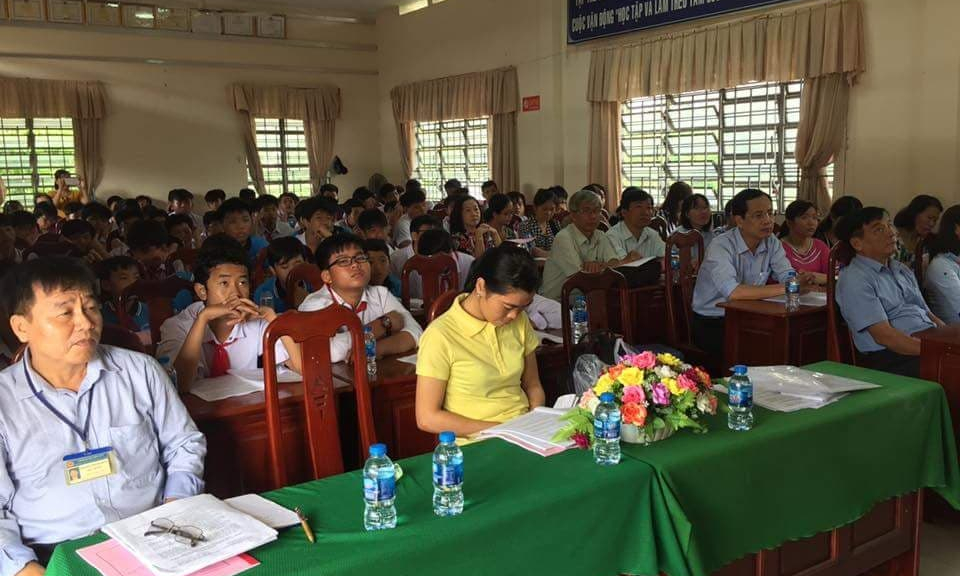 Bến Lức: Tăng cường tuy&ecirc;n truyền ph&ograve;ng, chống t&aacute;c hại thuốc l&aacute; trong trường học