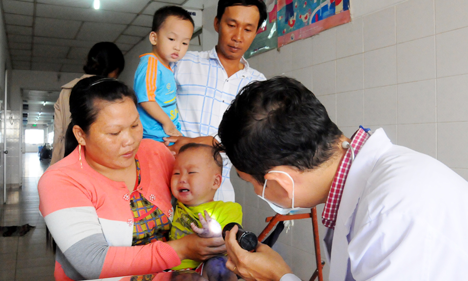 Long An: 1.892 mắc bệnh tay ch&acirc;n miệng, giảm 39,2% so với c&ugrave;ng kỳ 2017