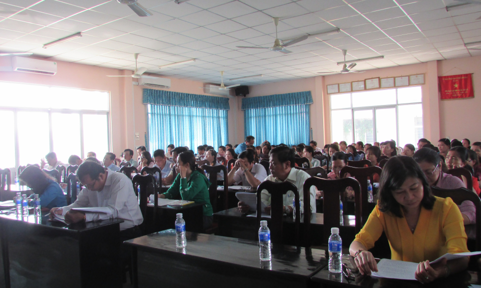 Bến Lức: B&aacute;o c&aacute;o nhanh kết quả ĐH c&ocirc;ng đo&agrave;n lần thứ XII