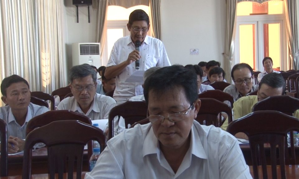 UBMTTQVN Tỉnh Long An toạ đ&agrave;m n&acirc;ng cao chất lượng tổ chức tiếp x&uacute;c cử tri