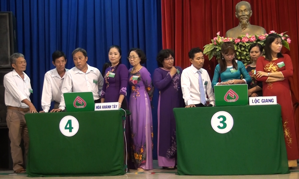 Đức H&ograve;a: Hội thi nghiệp vụ giỏi t&iacute;n dụng ch&iacute;nh s&aacute;ch x&atilde; hội