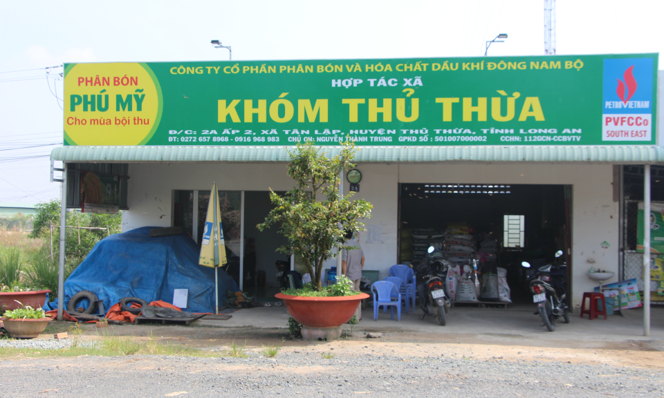 Thủ Thừa: Hiệu quả hợp t&aacute;c x&atilde; n&ocirc;ng nghiệp