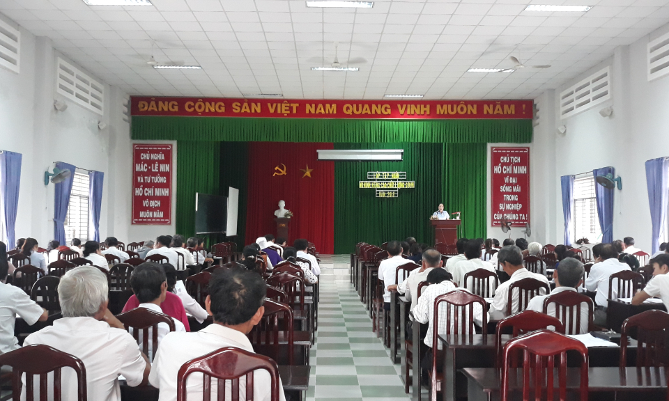 TP T&acirc;n An: Tập huấn n&acirc;ng cao chất lượng gia đ&igrave;nh văn ho&aacute; năm 2018