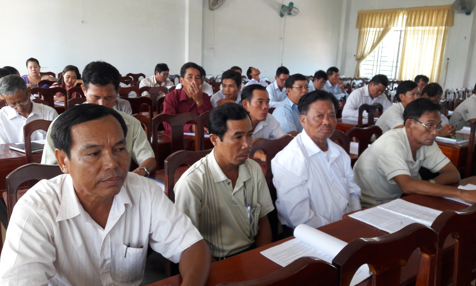 T&acirc;n Thạnh: Tập huấn c&ocirc;ng t&aacute;c Hội N&ocirc;ng d&acirc;n cơ sở