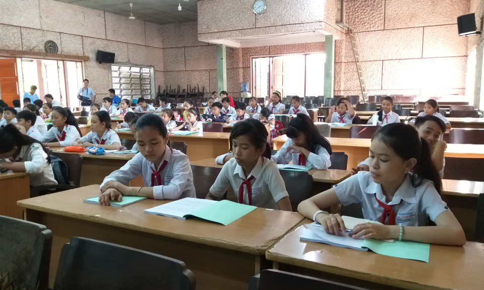 Đức Huệ: N&acirc;ng cao chất lượng đội ngũ Ban chỉ huy li&ecirc;n đội