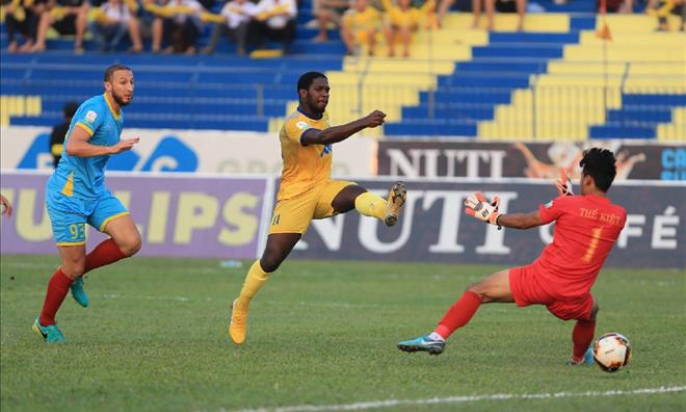 Thanh H&oacute;a bảo vệ th&agrave;nh c&ocirc;ng vị tr&iacute; &Aacute; qu&acirc;n tại V.League 2018