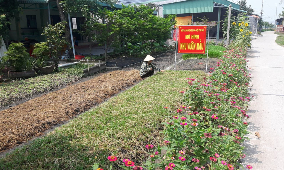 Bến Lức: M&ocirc; h&igrave;nh &ldquo;Khu vườn kiểu mẫu&rdquo;
