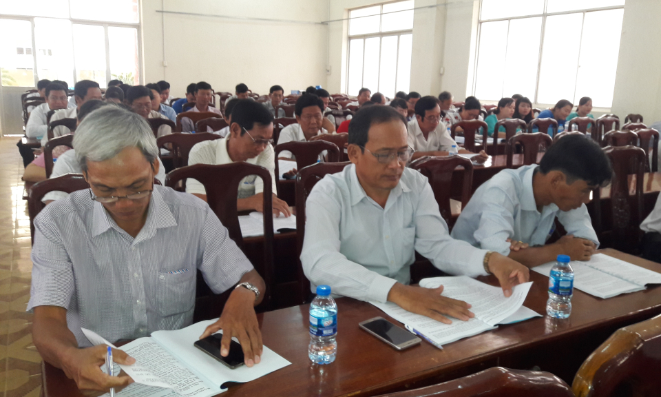 Tập huấn về chương tr&igrave;nh mục ti&ecirc;u quốc gia giảm ngh&egrave;o bền vững năm 2018