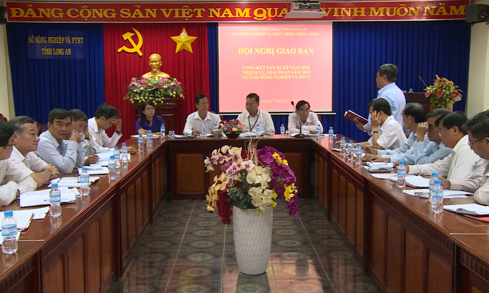 Năm 2018, tốc độ tăng trưởng ng&agrave;nh n&ocirc;ng nghiệp tỉnh Long An ước đạt 3,48%