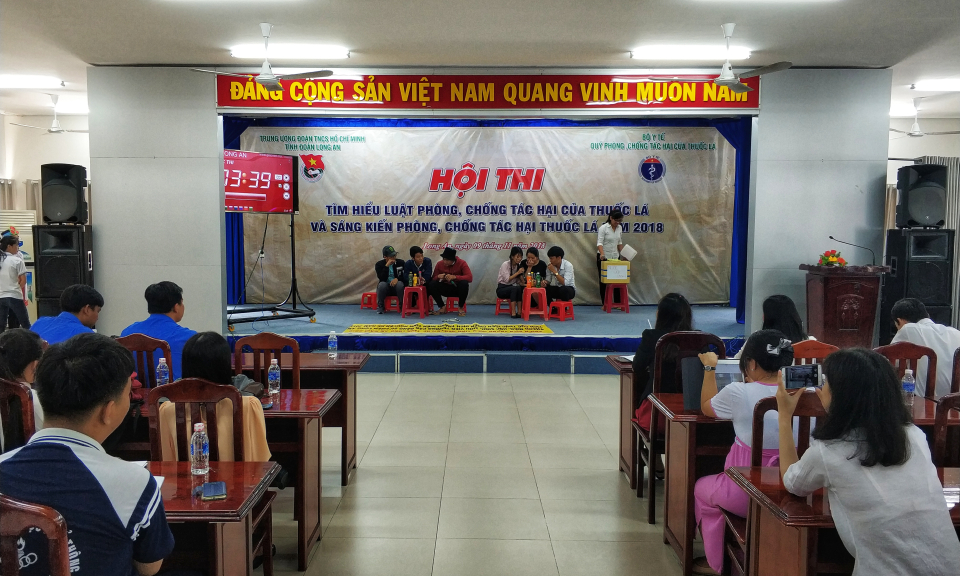 Hội thi t&igrave;m hiểu về Luật Ph&ograve;ng, chống t&aacute;c hại thuốc l&aacute;