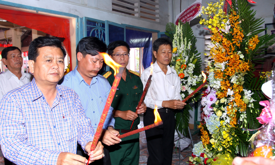 Cần Đước tổ chức giỗ lần thứ 135 Tổng l&atilde;nh binh Nguyễn Văn Tiến