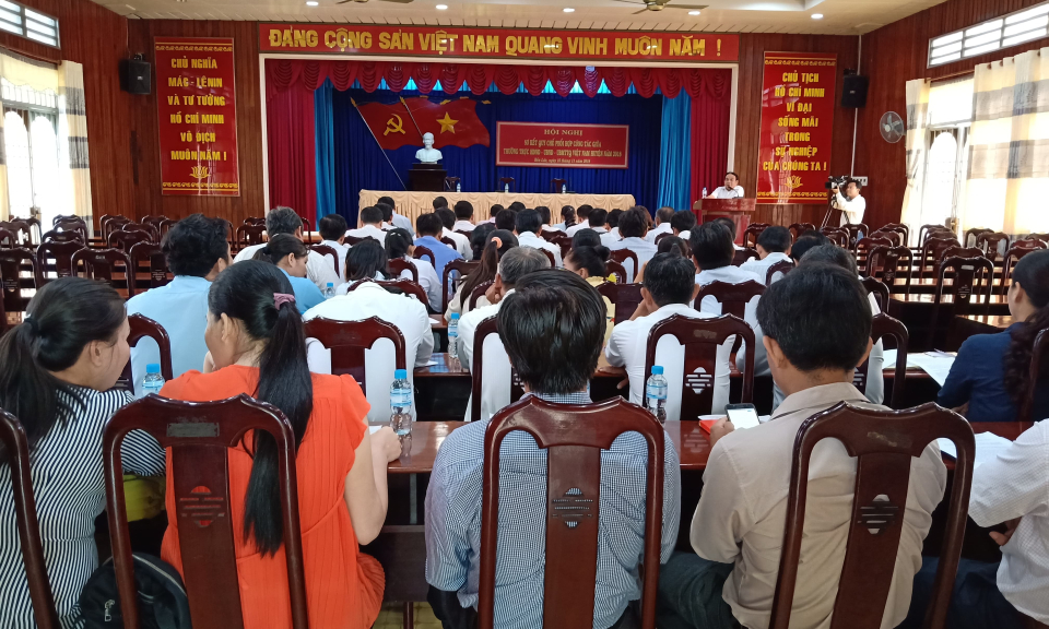 Bến Lức: Sơ kết quy chế phối hợp c&ocirc;ng t&aacute;c năm 2018