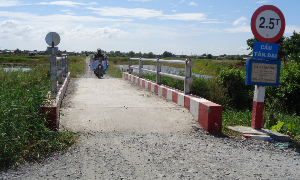 Cần Giuộc: Hơn 11,5 tỷ đồng x&acirc;y dựng cầu giao th&ocirc;ng n&ocirc;ng th&ocirc;n