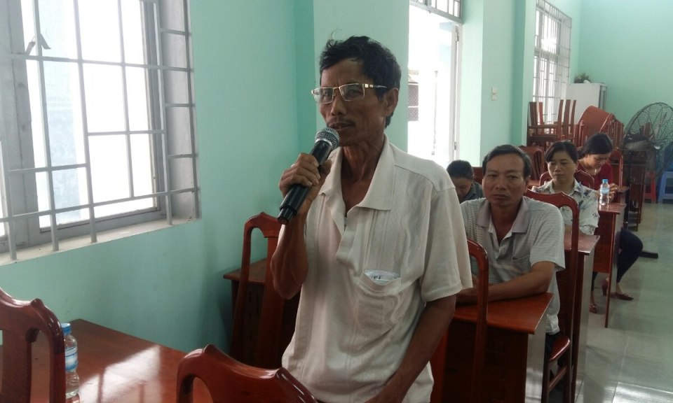 Thủ Thừa: Đại biểu HĐND tỉnh tiếp x&uacute;c cử tri x&atilde; Mỹ An