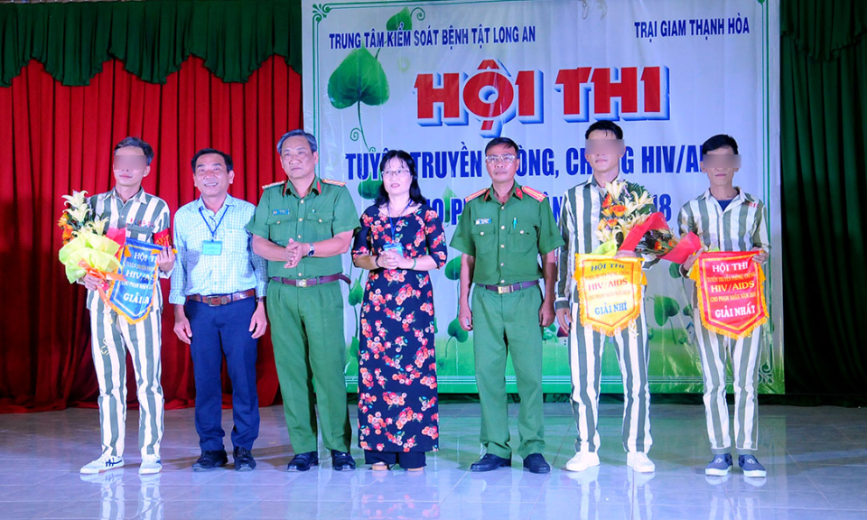 Hội thi tuy&ecirc;n truyền ph&ograve;ng, chống HIV/AIDS cho phạm nh&acirc;n