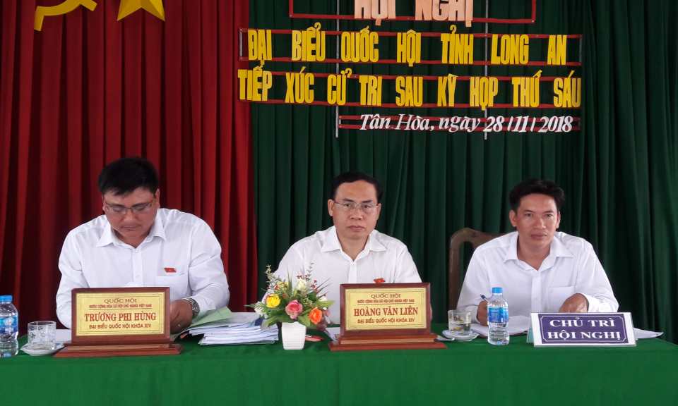 Long An: Đại biểu quốc hội tiếp x&uacute;c cử tri T&acirc;n Thạnh, Thủ Thừa, Cần Giuộc