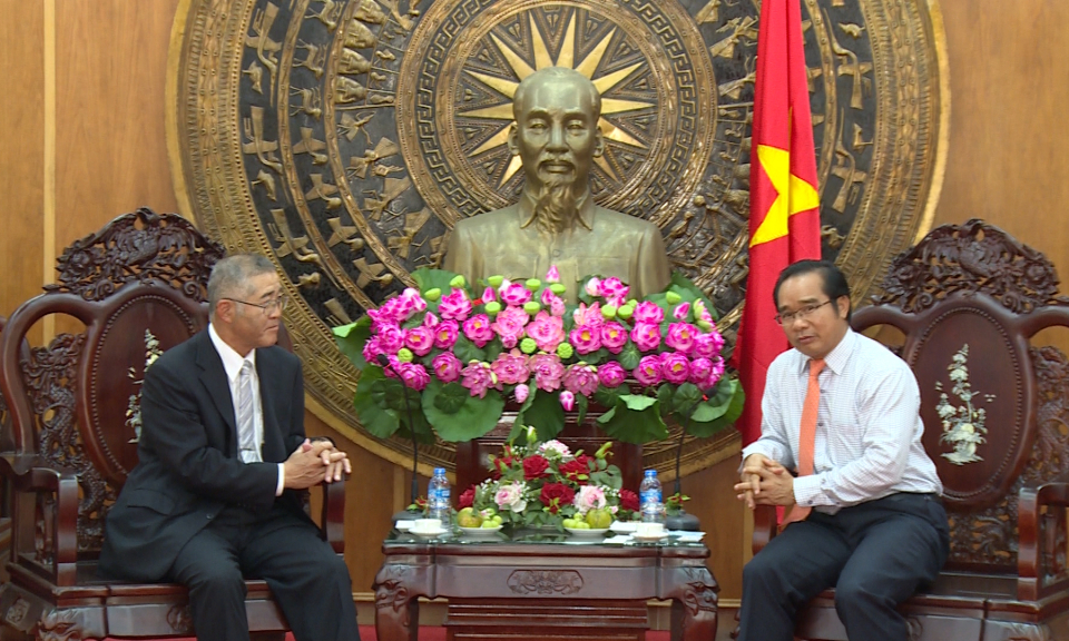 L&atilde;nh đạo tỉnh Long An tiếp Thị trưởng thành ph&ocirc;́ Tosa, tỉnh Kochi, Nh&acirc;̣t Bản đ&ecirc;́n làm vi&ecirc;̣c