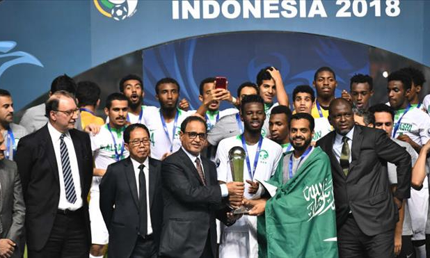 Đ&aacute;nh bại U19 H&agrave;n Quốc, đội Saudi Arabia v&ocirc; địch VCK U19 ch&acirc;u &Aacute; 2018