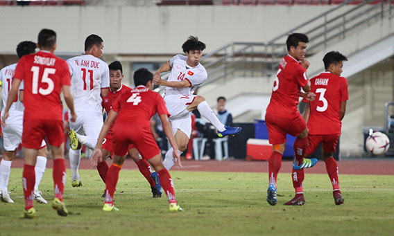 C&ocirc;ng Phượng, Quang Hải ghi b&agrave;n, ĐT Việt Nam đ&aacute;nh bại L&agrave;o tại AFF Cup