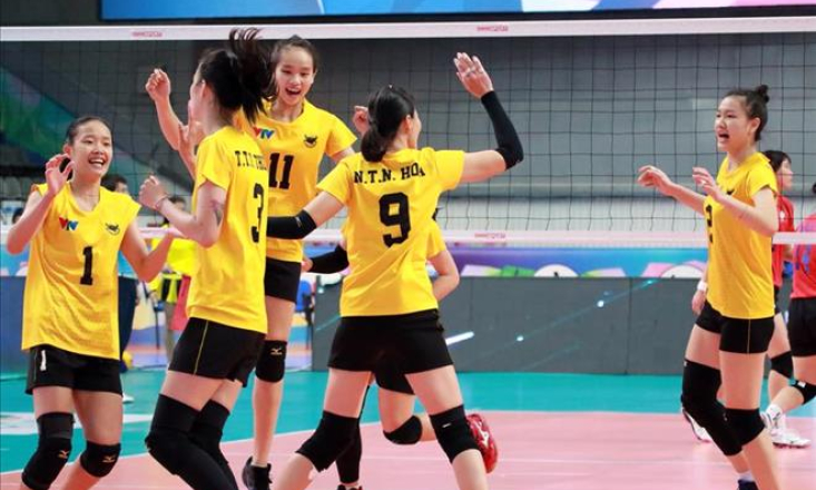 16 đội tham dự giải B&oacute;ng chuyền Đại hội Thể thao to&agrave;n quốc lần VIII