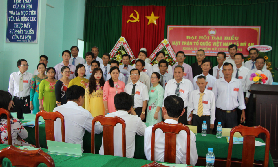 Thủ Thừa: Đại hội đại biểu UBMTTQ x&atilde; Mỹ An kh&oacute;a IX