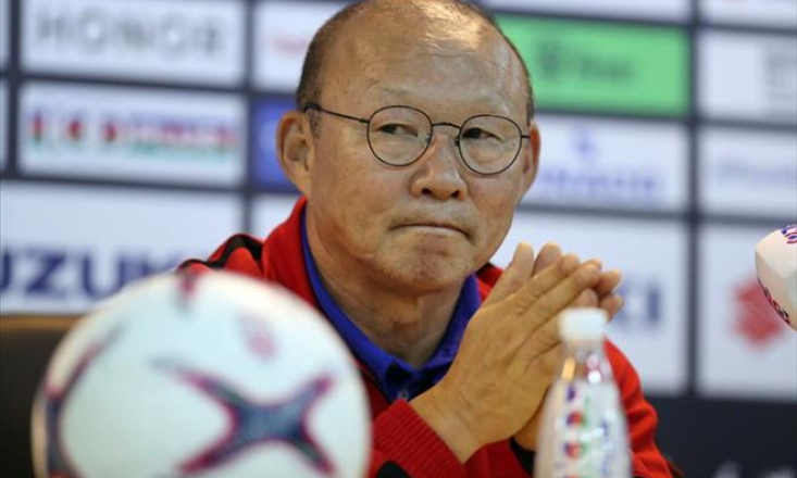 HLV Park Hang Seo quyết c&ugrave;ng Việt Nam v&ocirc; địch AFF Cup 2018