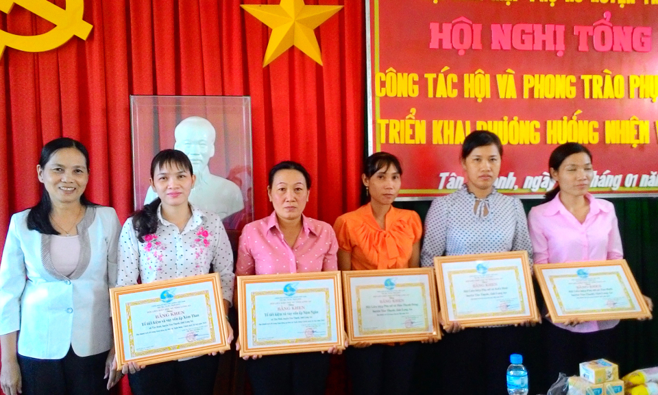Hội LHPN huyện T&acirc;n Thạnh tổng kết c&ocirc;ng t&aacute;c Hội năm 2018