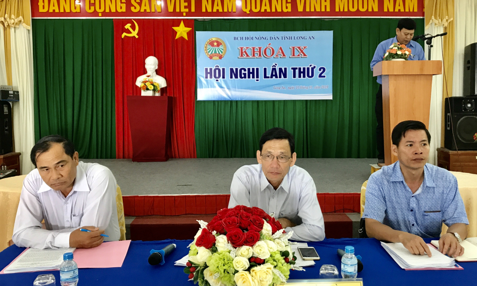 Hội nghị lần thứ 2 BCH Hội N&ocirc;ng d&acirc;n Tỉnh Long An kho&aacute; 9