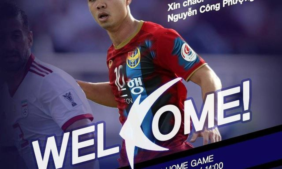Trang chủ K-League d&ugrave;ng tiếng Việt ch&agrave;o đ&oacute;n C&ocirc;ng Phượng