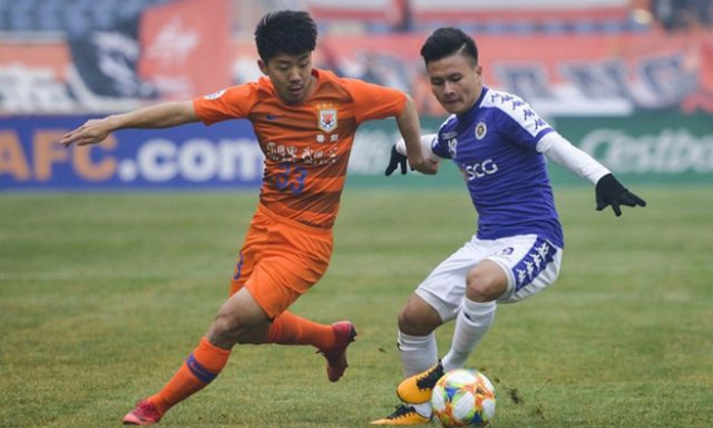 Sina khen ngợi kỹ thuật của H&agrave; Nội FC hơn hẳn Shandong Luneng
