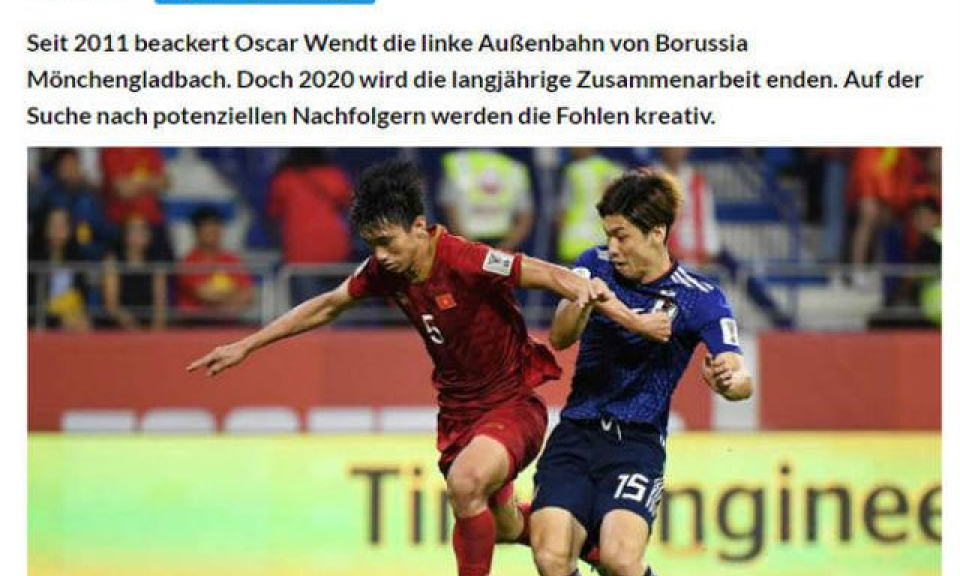 H&agrave; Nội l&ecirc;n tiếng về th&ocirc;ng tin Văn Hậu l&agrave; mục ti&ecirc;u của Monchengladbach