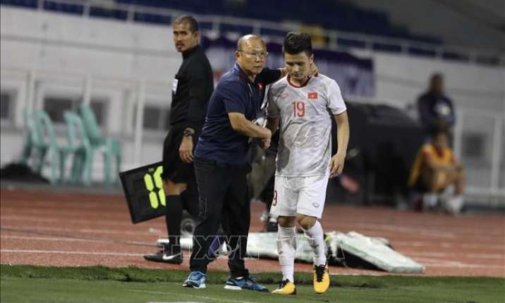 Quang Hải kh&oacute; c&oacute; thể ra s&acirc;n ở trận gặp U22 Th&aacute;i Lan