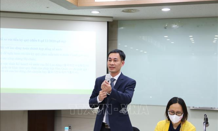 Hội thảo phổ biến quy định mới đối với lao động Việt Nam tại H&agrave;n Quốc