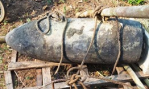 Hủy nổ th&agrave;nh c&ocirc;ng quả bom nặng khoảng 340 kg c&ograve;n s&oacute;t lại sau chiến tranh