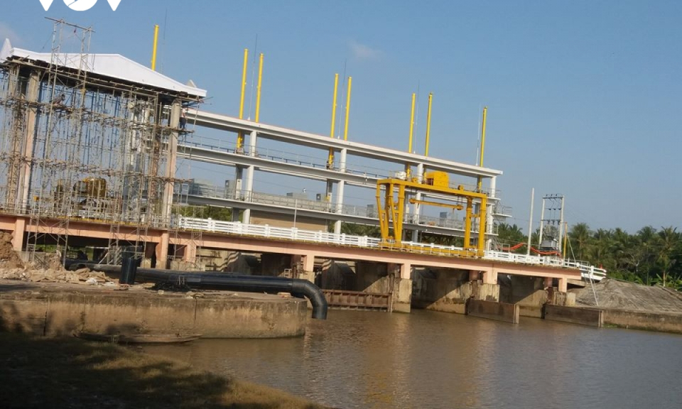 Nước mặn tấn c&ocirc;ng, tỉnh Tiền Giang chủ động ứng ph&oacute;