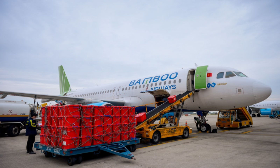 Bamboo Airways miễn ph&iacute; vận chuyển c&aacute;n bộ, thiết bị y tế cho Hải Dương