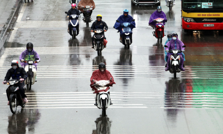 Bắc Bộ v&agrave; Trung Bộ mưa nhỏ, trời r&eacute;t, Nam Bộ nắng