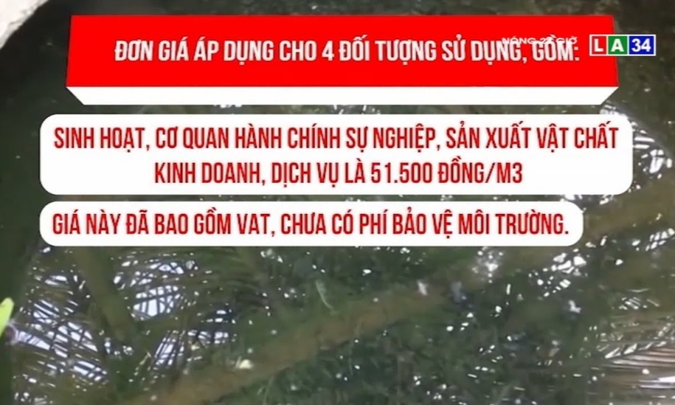 Bến Tre: Quy định gi&aacute; ti&ecirc;u thụ nước kh&ocirc;ng bị nhiễm mặn trong thời gian hạn mặn